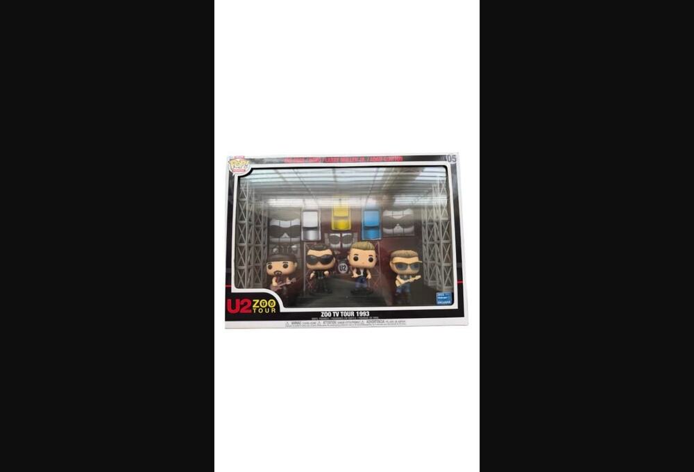Funko Pop! Moment U2 Zoo TV Tour 1993 Deluxe #05 Walmart Exclusive